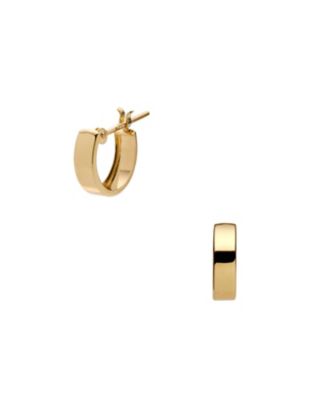 ＜Vendome Aoyama (Women)＞Ｋ１８ＹＧ　フープ　ピアス　ＡＧＶＡ１６０６　　ＹＧ