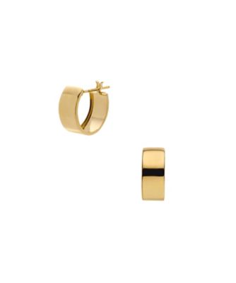 ＜Vendome Aoyama (Women)＞Ｋ１８ＹＧ　イエローゴールド　フープ　ピアス　ＡＧＶＡ１６０８　ＹＧ