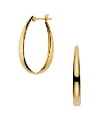 Vendome Aoyama (Women)/ヴァンドーム青山 Ｋ１８ＹＧ　フープ　ピアス　ＡＧＶＡ１６０９　　ＹＧ