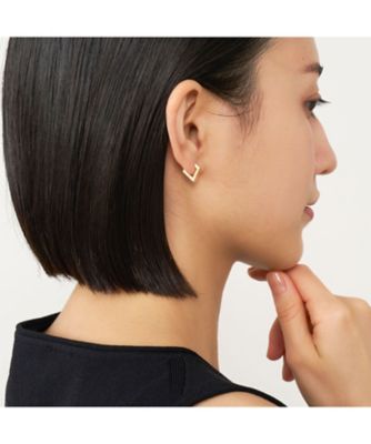 ジ エレベート ゴールド ピアス AGVA1619 YG | Vendome