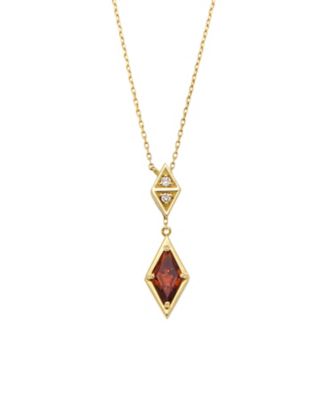 ＜Vendome Aoyama (Women)＞Ｋ１８ＹＧ　ガーネット　ネックレス　ＡＧＶＮ６６６８４８ＧＮ　ＡＧＶＮ６６６８４８ＧＮ