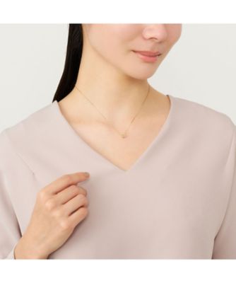 K18YG イエローダイヤモンド ネックレス