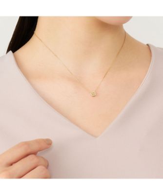 K18YG イエローダイヤモンド ネックレス