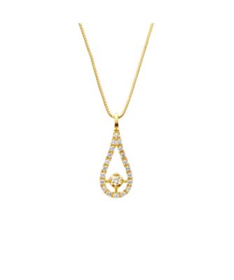 ＜Vendome Aoyama (Women)＞Ｋ１８ＹＧ　ダイヤモンド　ネックレス　ＡＧＶＮ６６９０４５ＤＩ