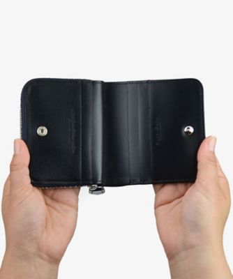 伊勢丹メンズ館限定　コードバン　ラウンドジップコンパクト財布