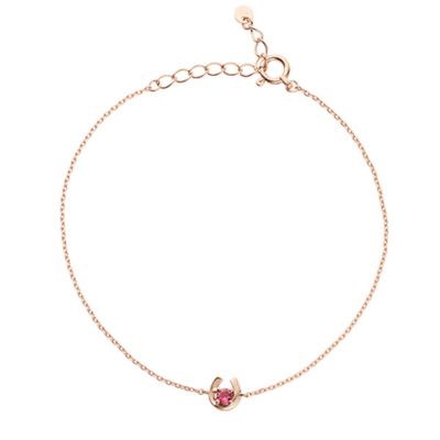 ＜Vendome Aoyama (Women)＞Ｋ１０ピンクゴールド　バースストーン　ブレスレット