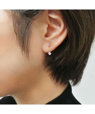 K10PG ホワイトトパーズ イヤリング AJAE2359 TH