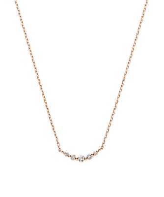 ＜Vendome Aoyama (Women)＞ダイヤモンドリュール　Ｋ１０ピンクゴールドネックレス／ＰＧ