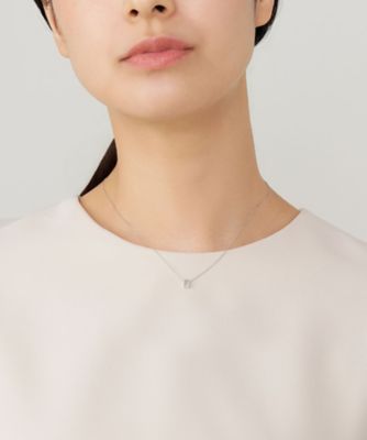 K10WGダイヤモンド ネックレス AJBN165640DI