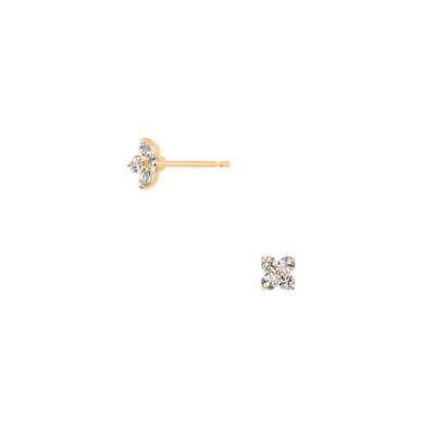 ＜Vendome Aoyama (Women)＞ベーシックホワイトトパーズピアス