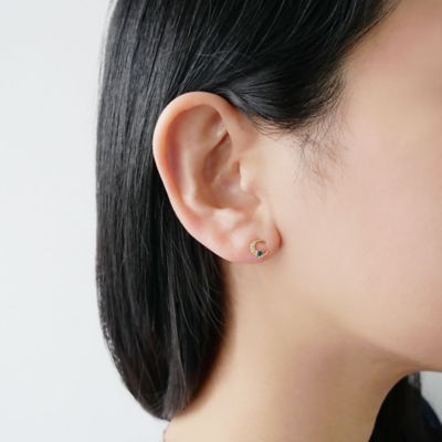 ブルートパーズ　ピアス