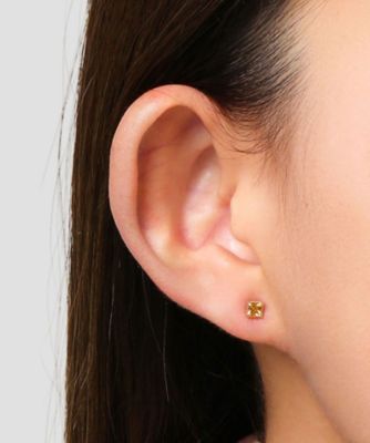 シトリン　ピアス
