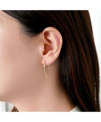 K10YG ブラウンダイヤモンド ピアス AJVA2439 BB