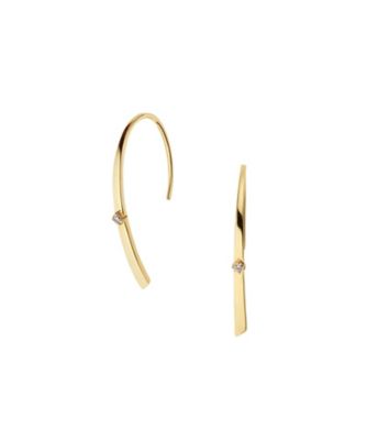 ＜Vendome Aoyama (Women)＞Ｋ１０ＹＧ　ブラウンダイヤモンド　ピアス　ＡＪＶＡ２４３９　ＢＢ