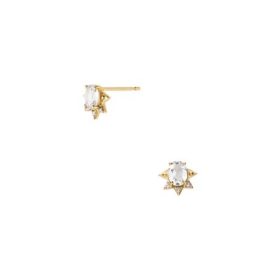 ＜Vendome Aoyama (Women)＞ホワイトトパーズ　ピアス　ＡＪＶＡ２４４７　ＴＨ