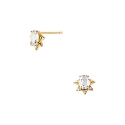 ホワイトトパーズ　ピアス　ＡＪＶＡ２４４７　ＴＨ