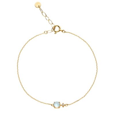 ＜Vendome Aoyama (Women)＞シェル　ブルートパーズ　ブレスレット