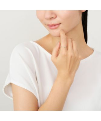 K10YG アクアマリン リング AJVR0329 AQ | Vendome