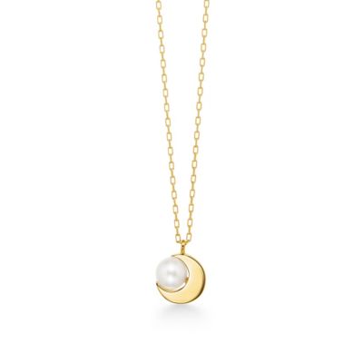 ＜AHKAH(Women)＞クレセントパール　ネックレス　ＡＫ１５５４０１０１００