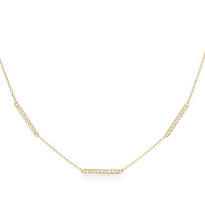 ＜AHKAH(Women)＞ティナラインステーションネックレス