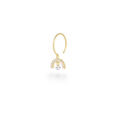 ビンドゥアーチダイヤモンド　ピアス　※シングル　ＡＫ１７２７０１０４００