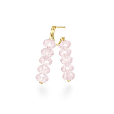 アーカースプリングシークイン（ローズクォーツ）ピアス　※シングル　ＡＫ１７３５０１０４００