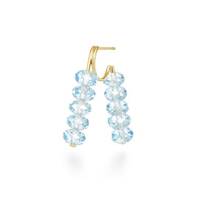 アーカースプリングシークイン（ブルートパーズ）ピアス　※シングル　ＡＫ１７３６０１０４００