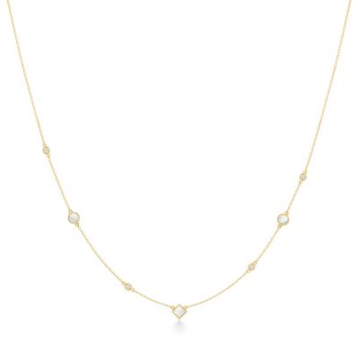 ＜AHKAH(Women)＞ヌーディーグランマザーオブパールネックレス　ＡＫ１８１９０１０１００