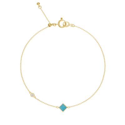 ＜AHKAH(Women)＞ヌーディーグラン　ターコイズブレス　ＡＫ１８２４０１０５００