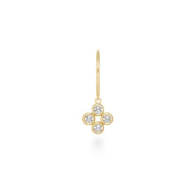 ＜AHKAH(Women)＞ヌーディーフルールピアス　※シングル　ＡＫ１８２９０１０４００