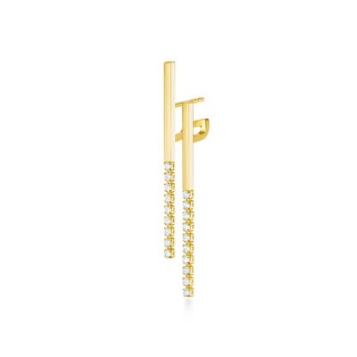 シャンデリアダブルライン　ピアス　※シングル　ＡＫ１８８００１０４００