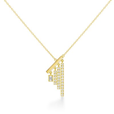 ＜AHKAH(Women)＞シャンデリアバゲット　ネックレス　ＡＫ１９９３０１０１００