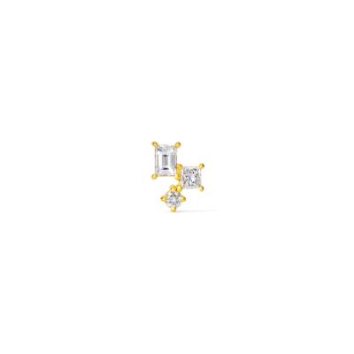 AHKAH(Women)/アーカー モザイクソラナ ピアス ※シングル AK2047010400
