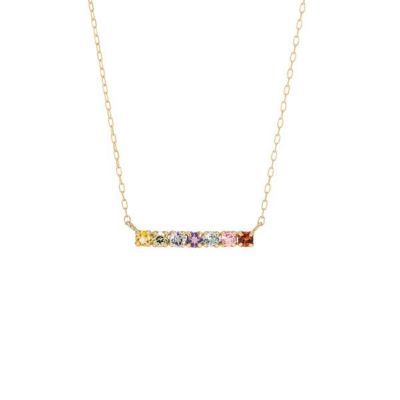 ＜Ponte Vecchio＞Ｋ１０ＹＧミックスネックレス　ＡＬ２４０６Ｎ００１ＭＸＹＧ１