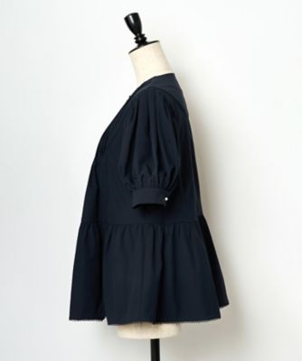 Ｋｅｅｐ　ｃｌｅａｎ　ピンタックチュニックブラウス　半袖　ＡＭ－２３０５－００７＊
