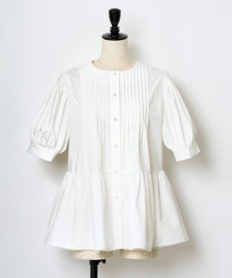 Ｋｅｅｐ　ｃｌｅａｎ　ピンタックチュニックブラウス　半袖　ＡＭ－２３０５－００７＊