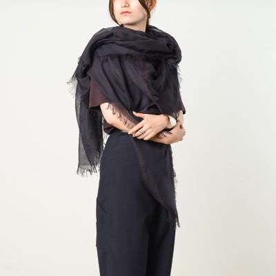 リネンモダールシルクメランジュソリッドストール　ＡＭ２５Ｓ－ＳＴ１４