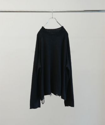 ニット SILK DAMAGE KNIT ANCーISTーKN01