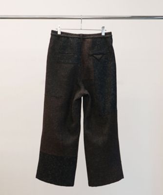 スラックス PATCHWORK WIDE SLACKS ANCー