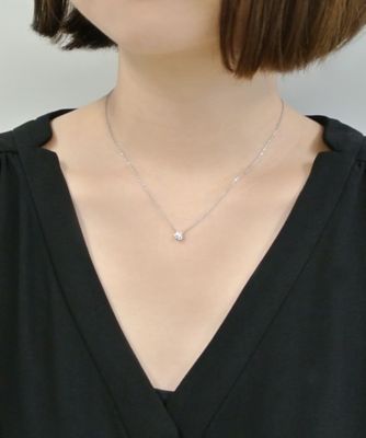 ヴァンドーム青山 キャトル ダイヤ ネックレス 0.270ct 【11064】アクセサリー