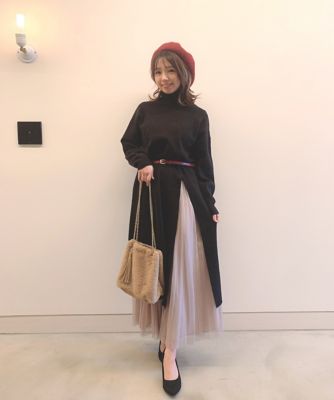 サイドスリットニットワンピース スモールサイズ 三越伊勢丹オンラインストア 公式