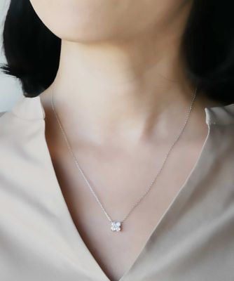 ダイヤモンドカローラ ネックレス APVN187045DI | Vendome