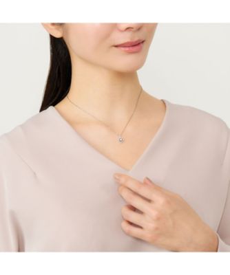 プラチナ ダイヤモンド ネックレス APVN216045DI