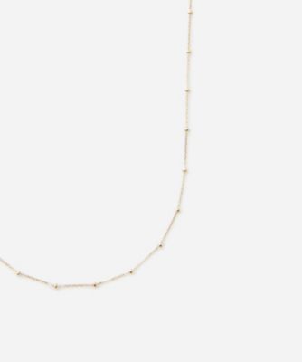 ＜ALLNIQUE (Women)＞Ｃｈａｉｎ　“Ｂｅａｄｓ”　ネックレス　ＡＱＮ００１６Ｙ０－５３