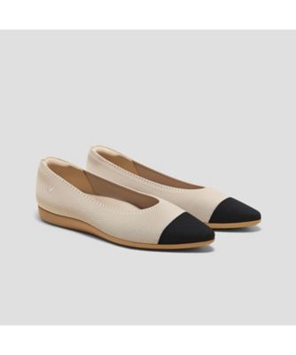 VIVAIA (Women)/ビバイア フラットシューズ ARIA Walker (はっ水) アーモンド・ブラック 靴【三越伊勢丹/公式】