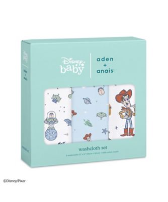 ＜aden+anais(Baby&Kids)＞ウォッシュクロスセット　３枚入り　トイストーリー　