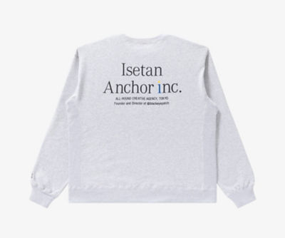 Lサイズ　Anchor inc. ISETAN Crew Sweatファッション