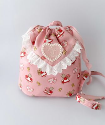 ＜salon de nona (Women)＞■【受注商品】１１月中旬以降お届け　巾着バック　マロンクリーム
