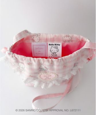 受注商品】【10月上旬以降届】巾着バック ハローキティ | salon de