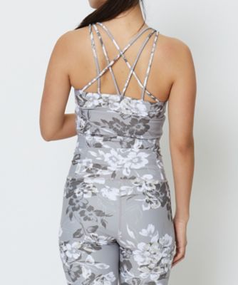 SnowFlowerプリントショートトップス／パット付き